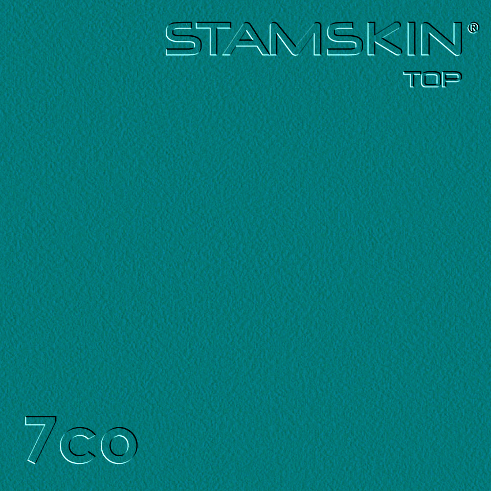 Vinyl Stamskin Top ocean green