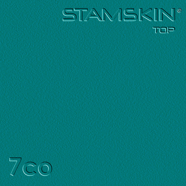 Vinyl Stamskin Top ocean green