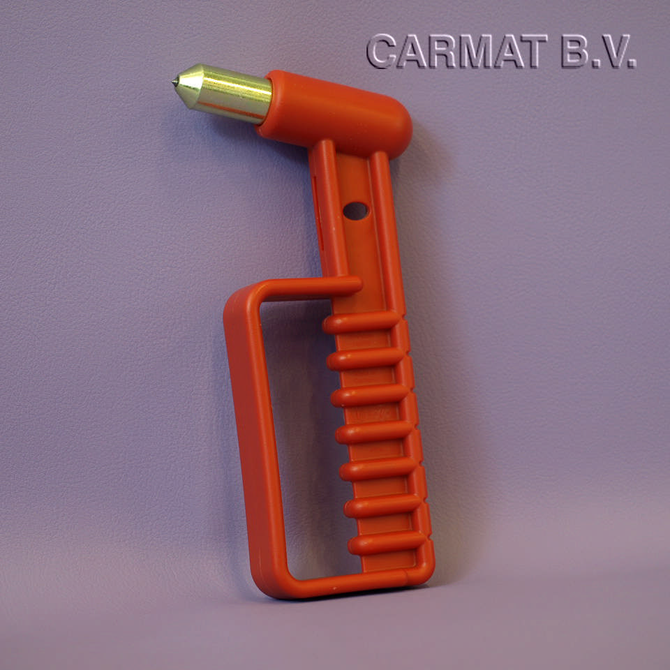 Emergency hammer big Bracket not included Red