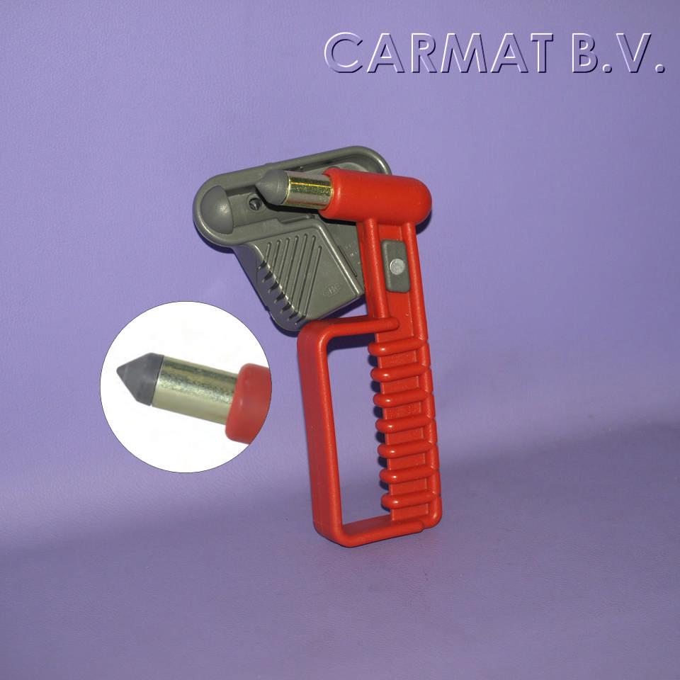 Emergency hammer big Bracket included Red