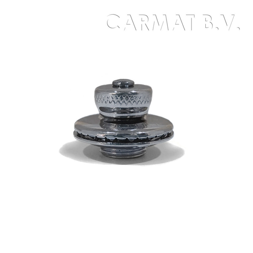 Tenax upper section with small actuating head chrome-plated