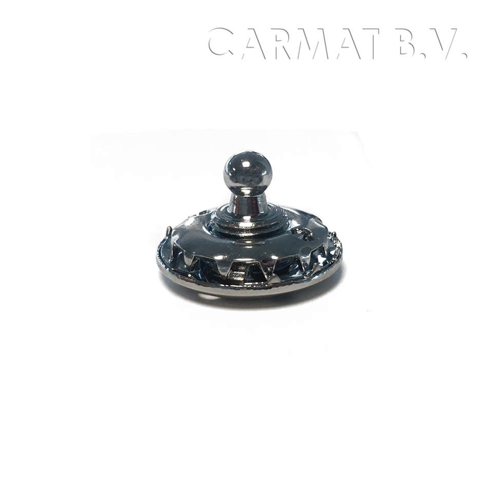 Tenax lower section with screw for cloth chrome-plated brass