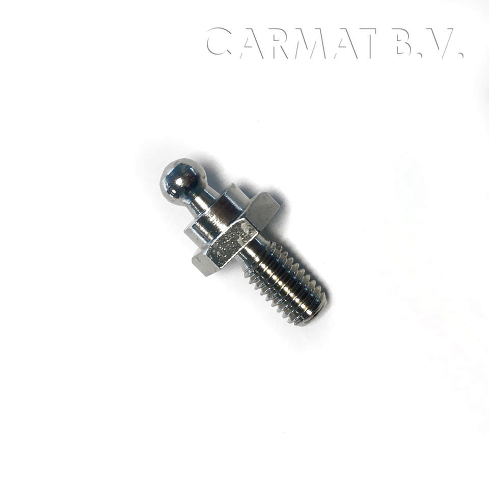 Tenax bolt stud M 5 x 10mm raised ball head nickel-plated