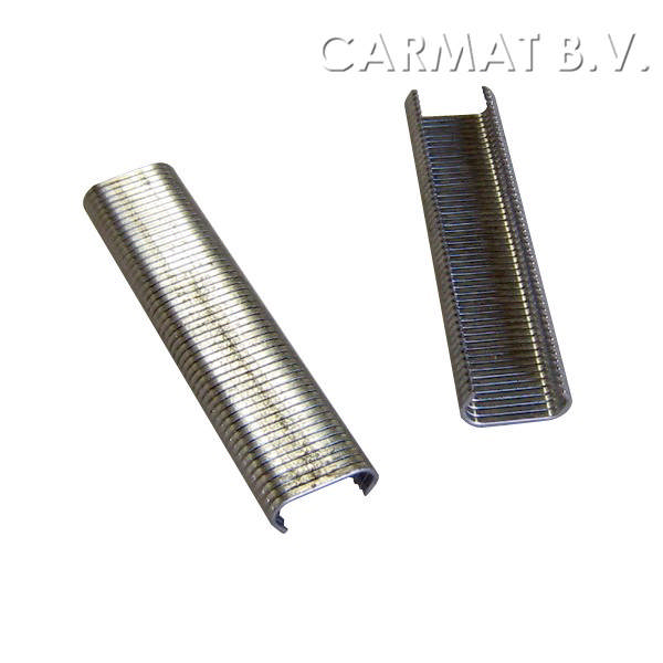 Hog rings staples resinated 20 mm on a strip per box 8800 pc