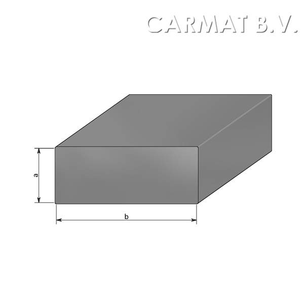 Square Sponge rubber profile Grey