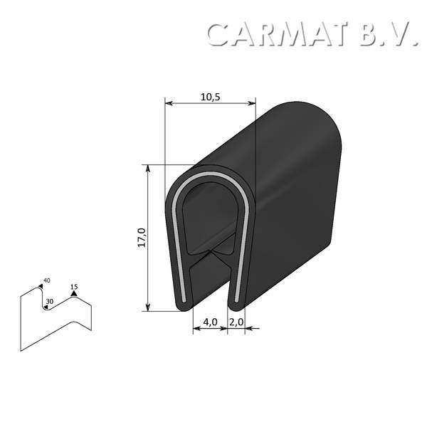 Edge protector PVC 1-4 MM MOQ/100M