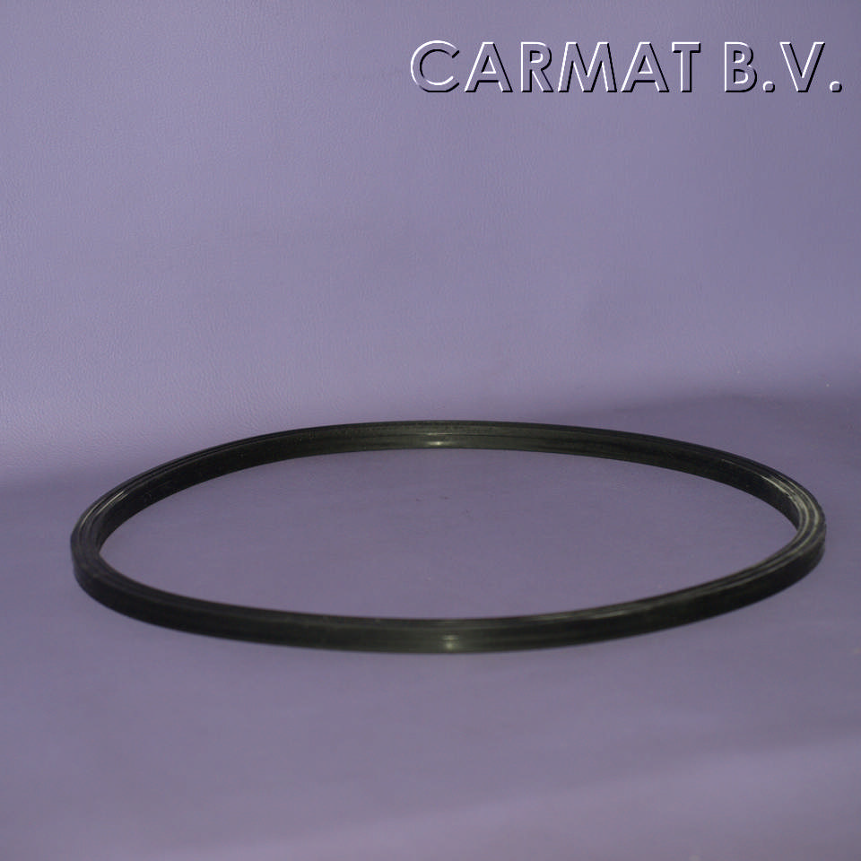 Rubber for lid pressure vessel