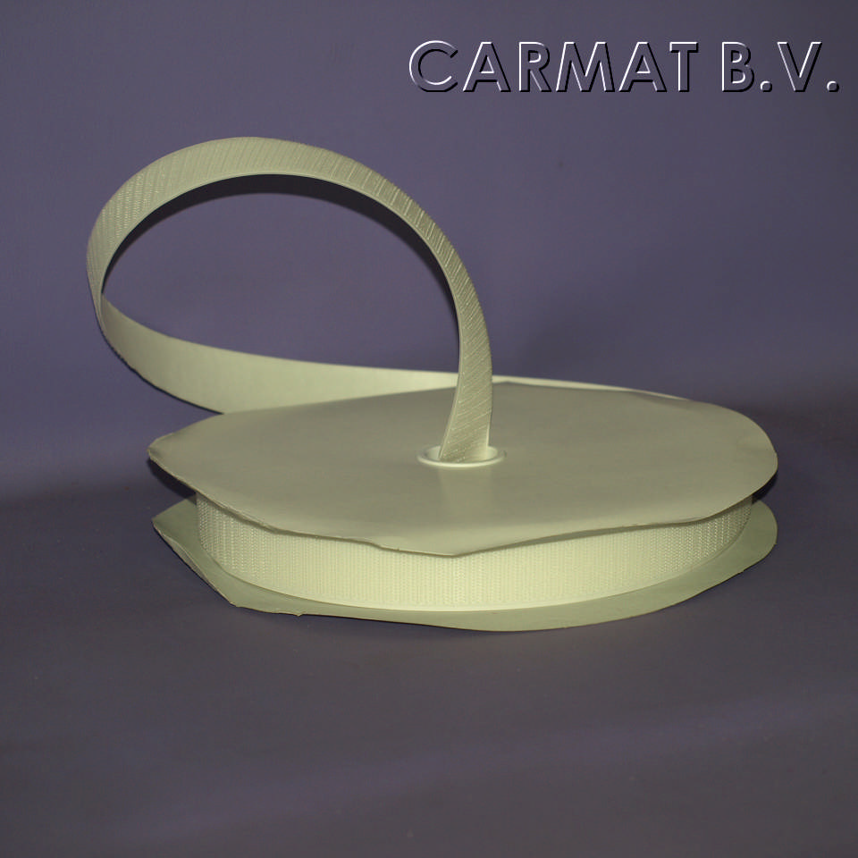 Velcro white 30 mm (hook) per 25 m