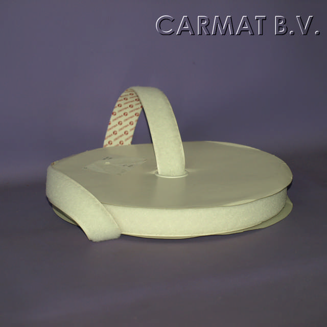 Velcro white 30 mm (loop) per 25 m