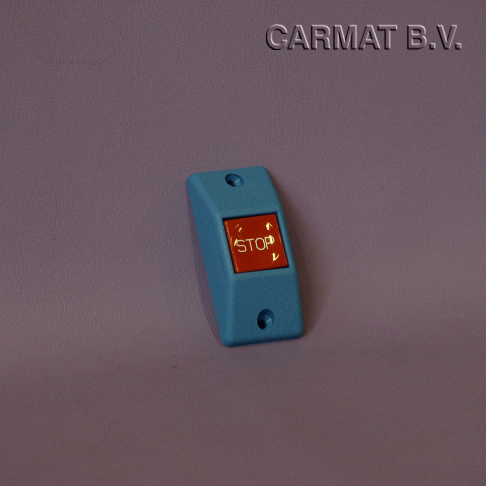 Push button Blue, surface mounting, symbol PRAM