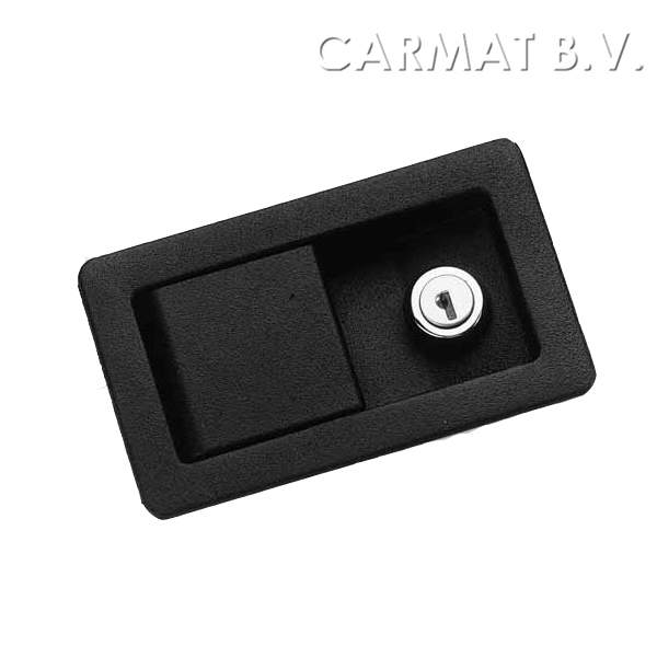 Diecast 'Paddle' Handle, Black, Slam-bolt