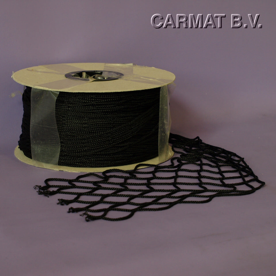 Net zwart 255 mm breed op bestelling vanaf 100 m