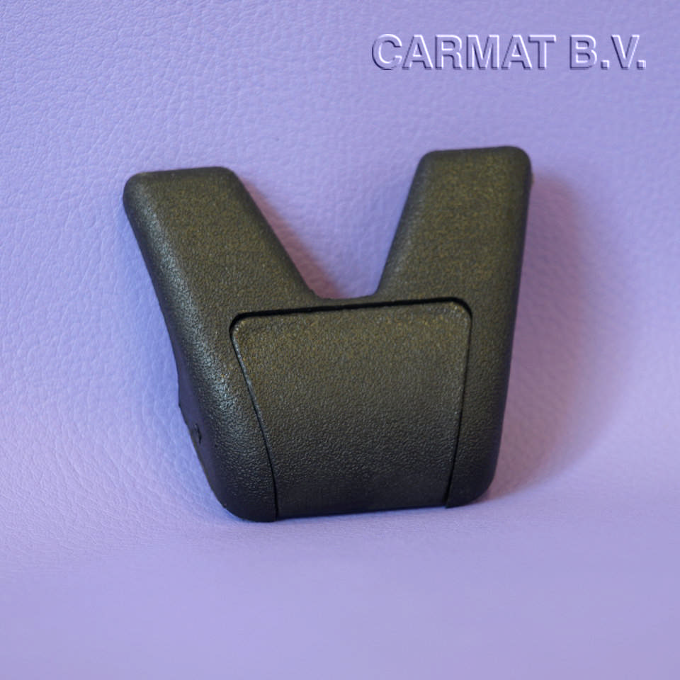 Coat hook Concealed mounting Black