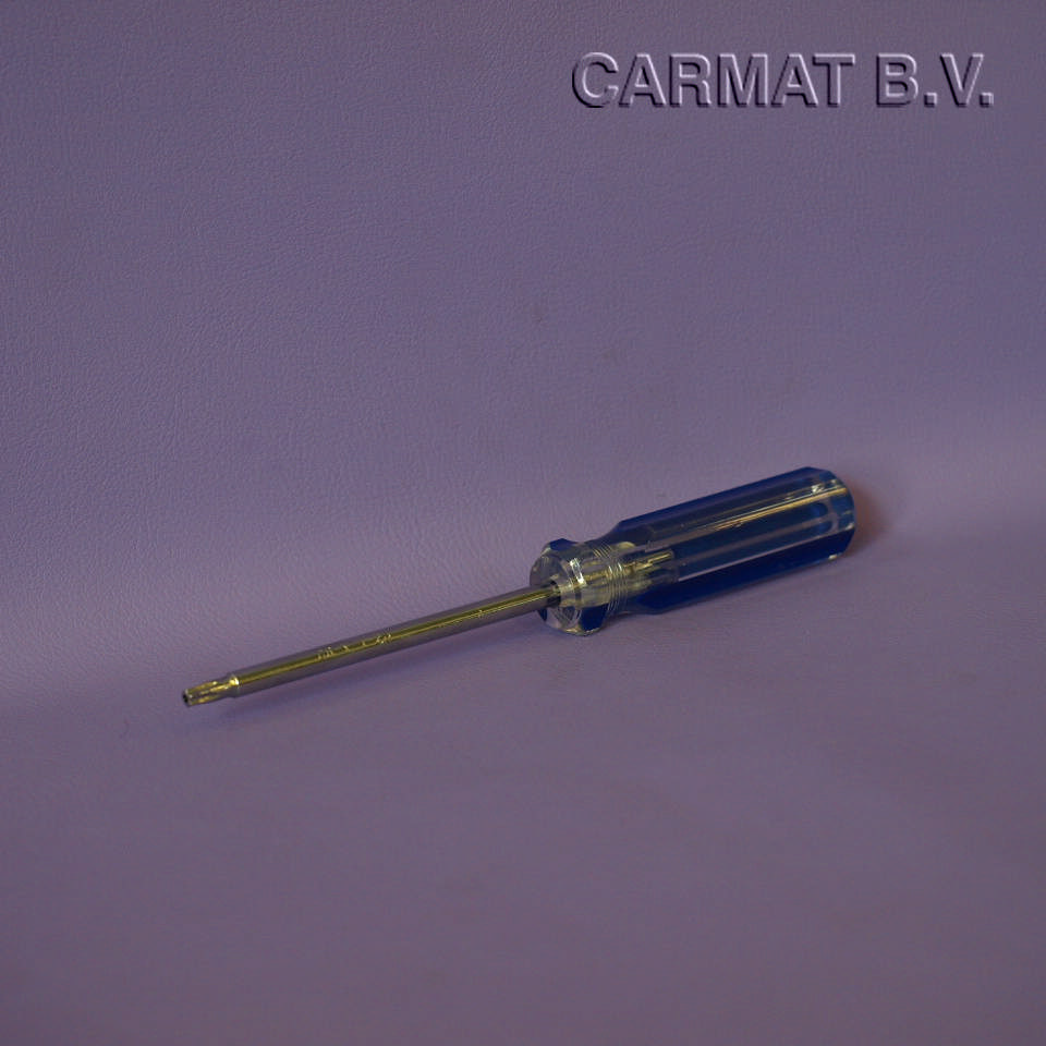 Screwdriver for screw on bracket