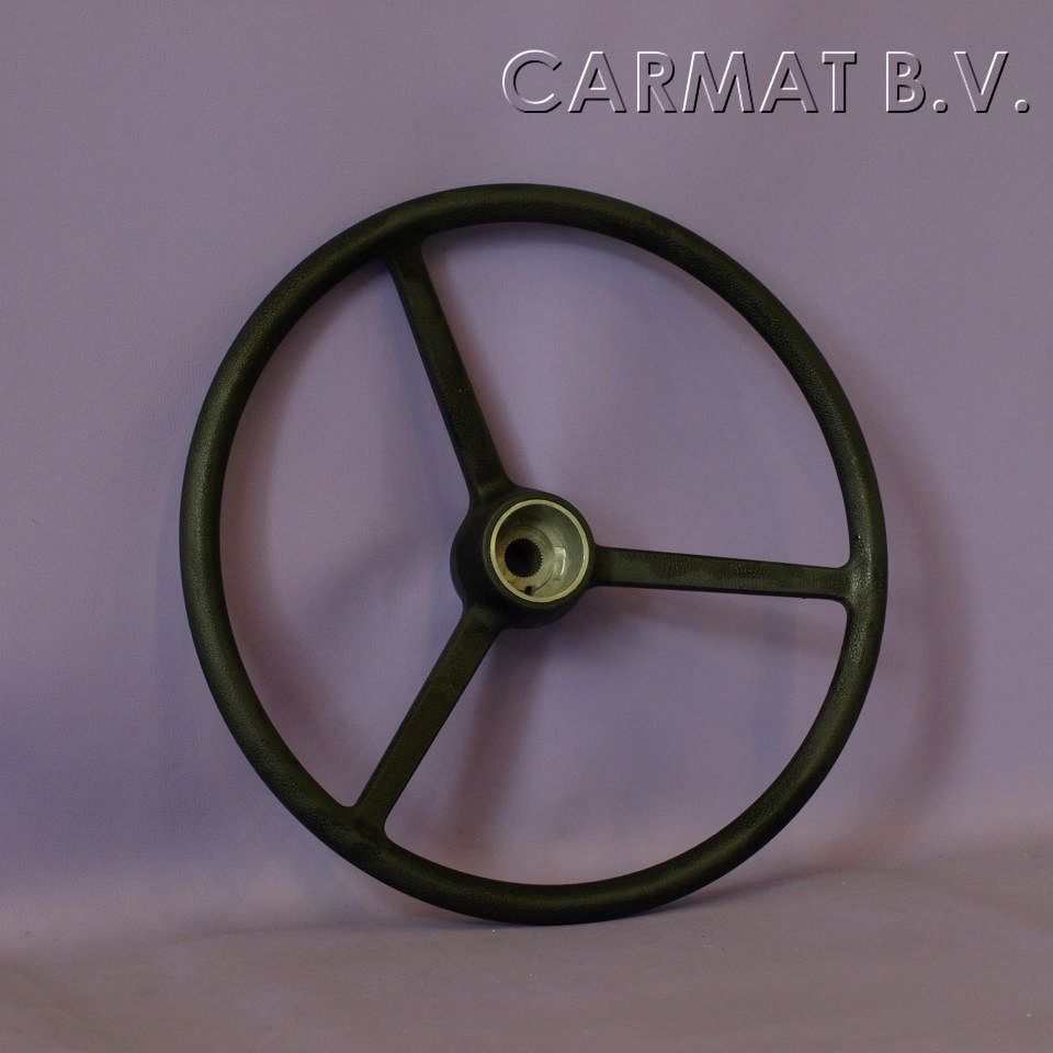 Steering wheel hard Diameter 400 mm Black