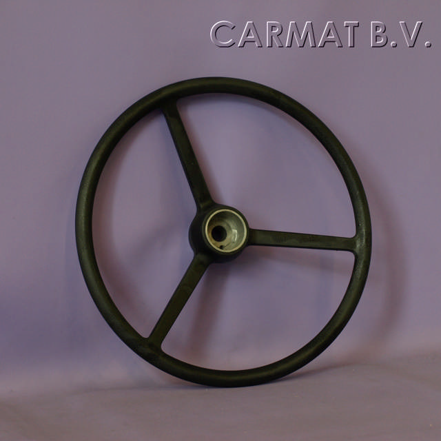 Steering wheel hard Diameter 400 mm Black