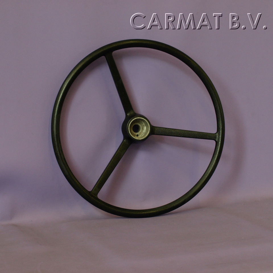 Steering wheel hard Diameter 400 mm Black