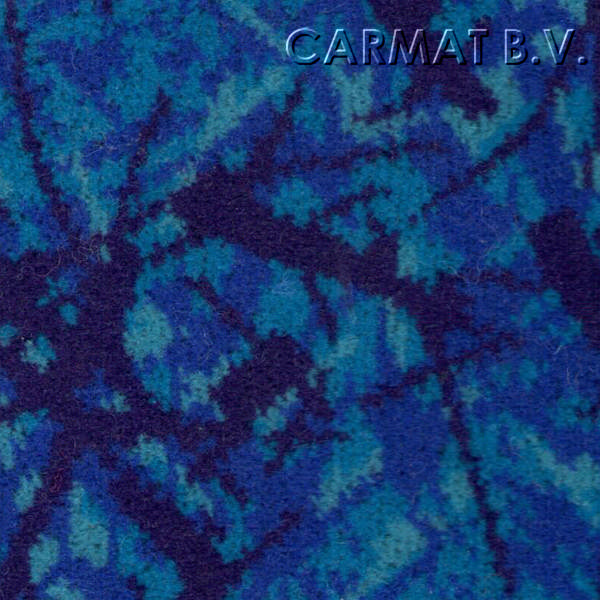 Danish wool truck plush blue (roll/25m)