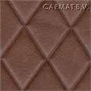 Vinyl 7co 7x brown welded in diamond pattern