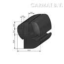 Glazing profile Glass 5 mm / Steel 2 mm