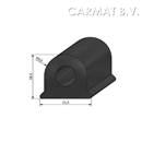 Sealing rubber profile 55 Sh Black