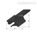 Rubber gutter section f/ 3700280