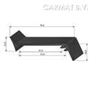 Rubber cover section f/ 3720238