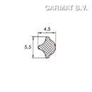 Filler size 0 White for glazing profile