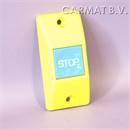 Stopknop wand klein geel knop blauw stop wit nv gb