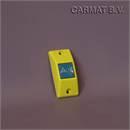 Push button Yellow, surface mounting, text HALTE